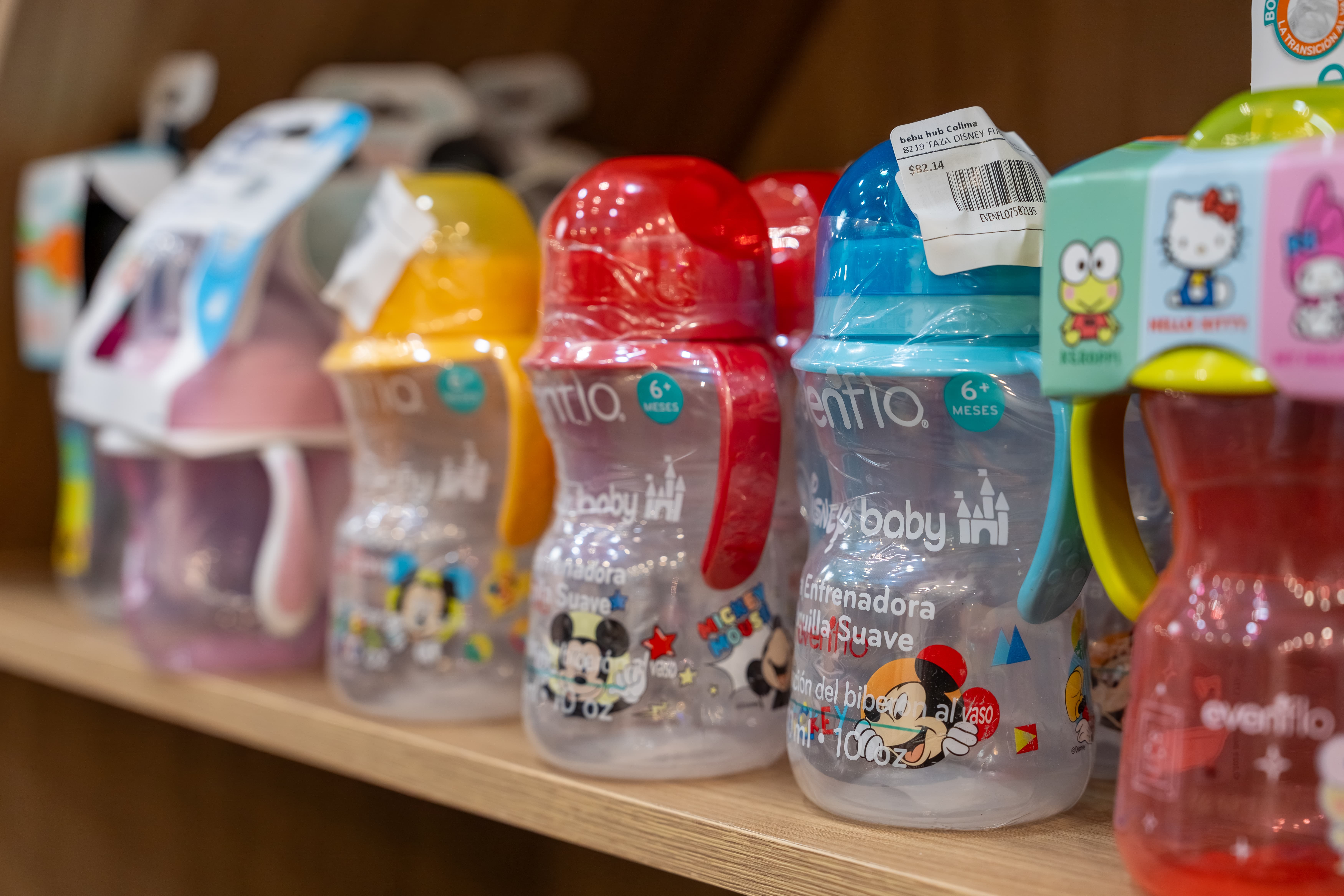 Vasos entrenadores Evenflo Disney